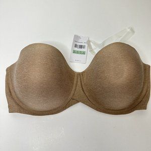 NWT Melenca 44DD Back Closure Bra - Flesh Color Beige By- Underwire